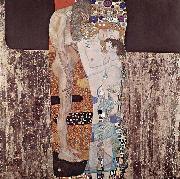 Gustav Klimt Die drei Lebensalter der Frau oil on canvas